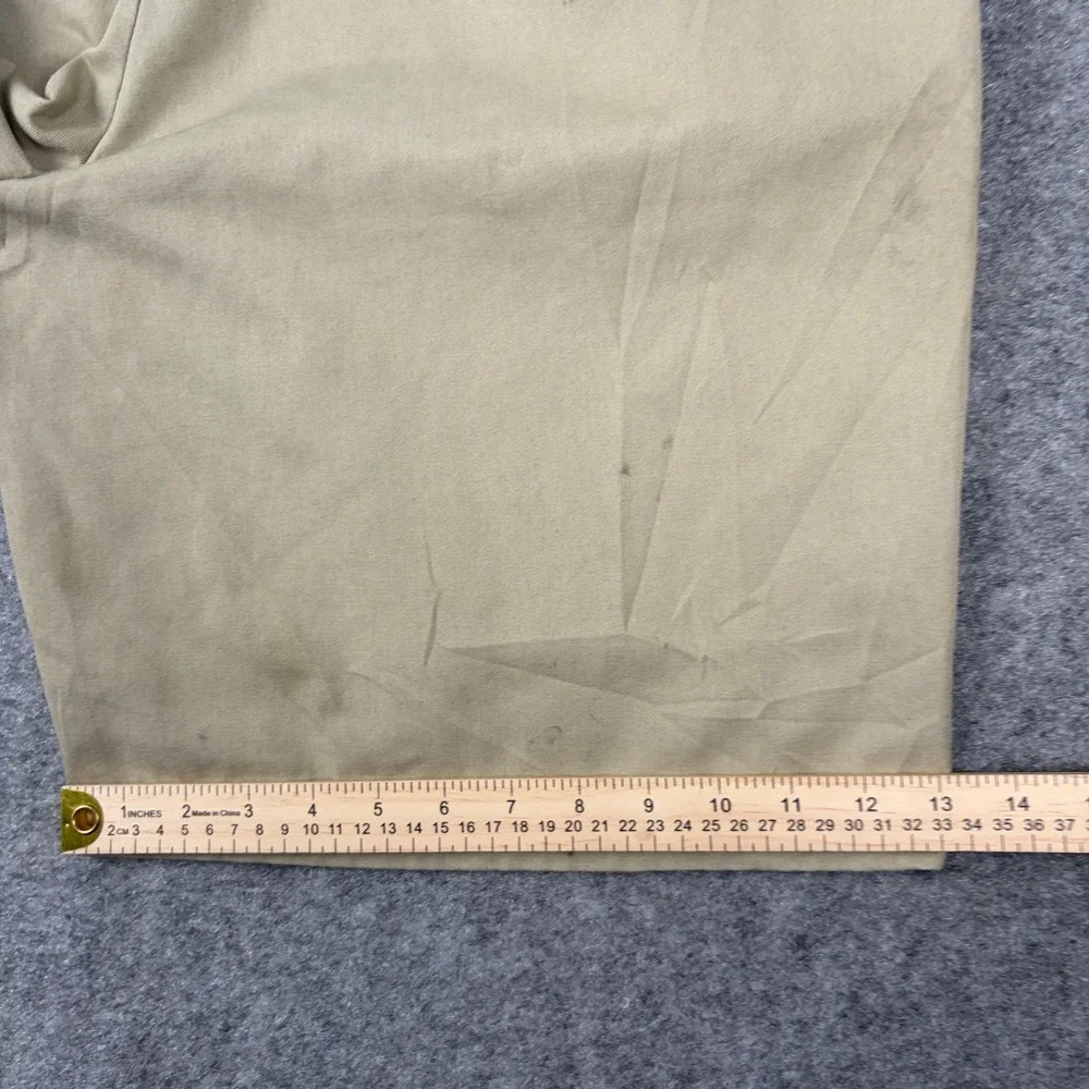 Dickies Chino Shorts Mens 40 Khaki Tan Distressed Workwear‎ Utility Outdoors 00s